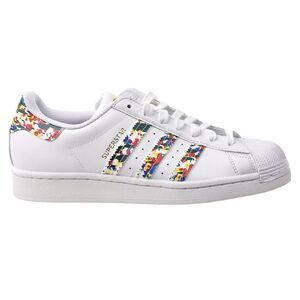 Adidas Superstar 'White Splatter' Cloud White Sneakers Size Mens 5.5